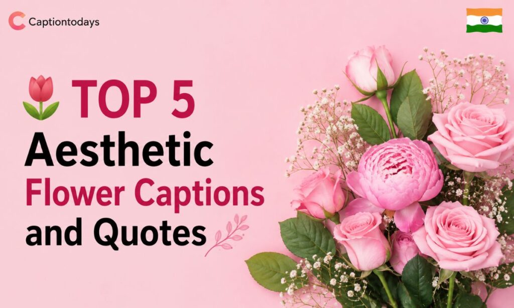 🌷 Top 5 Aesthetic Flower Captions and Quotes