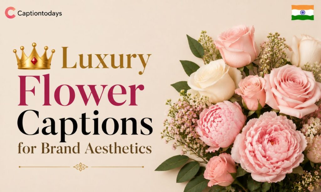_👑 Luxury Flower Captions for Brand Aesthetics