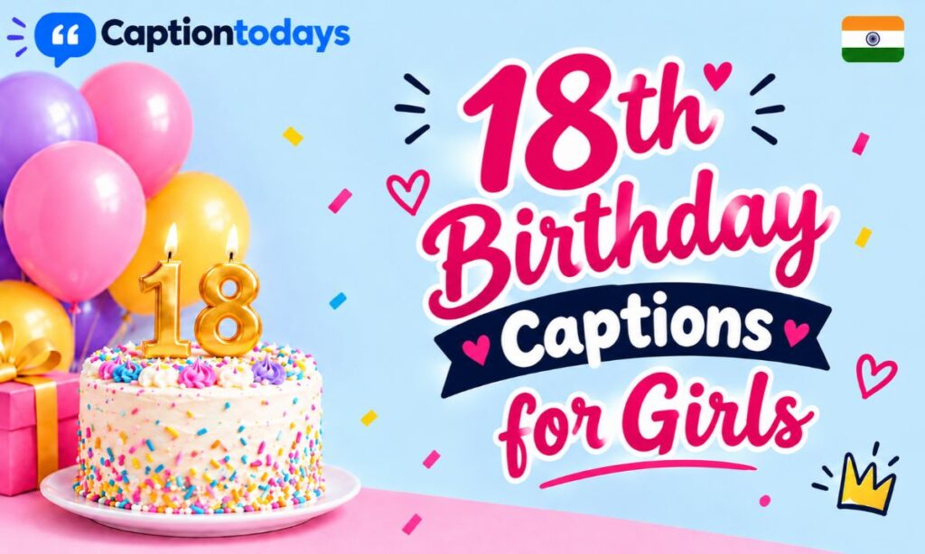 18th Birthday Captions for Girls