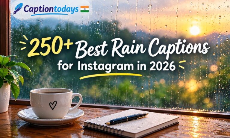 250+ Best Rain Captions for Instagram in 2026