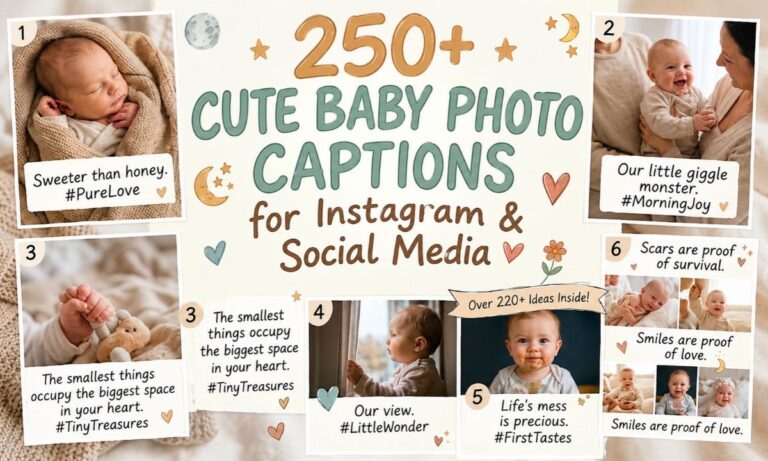 250+ Cute Baby Photo Captions for Instagram & Social Media