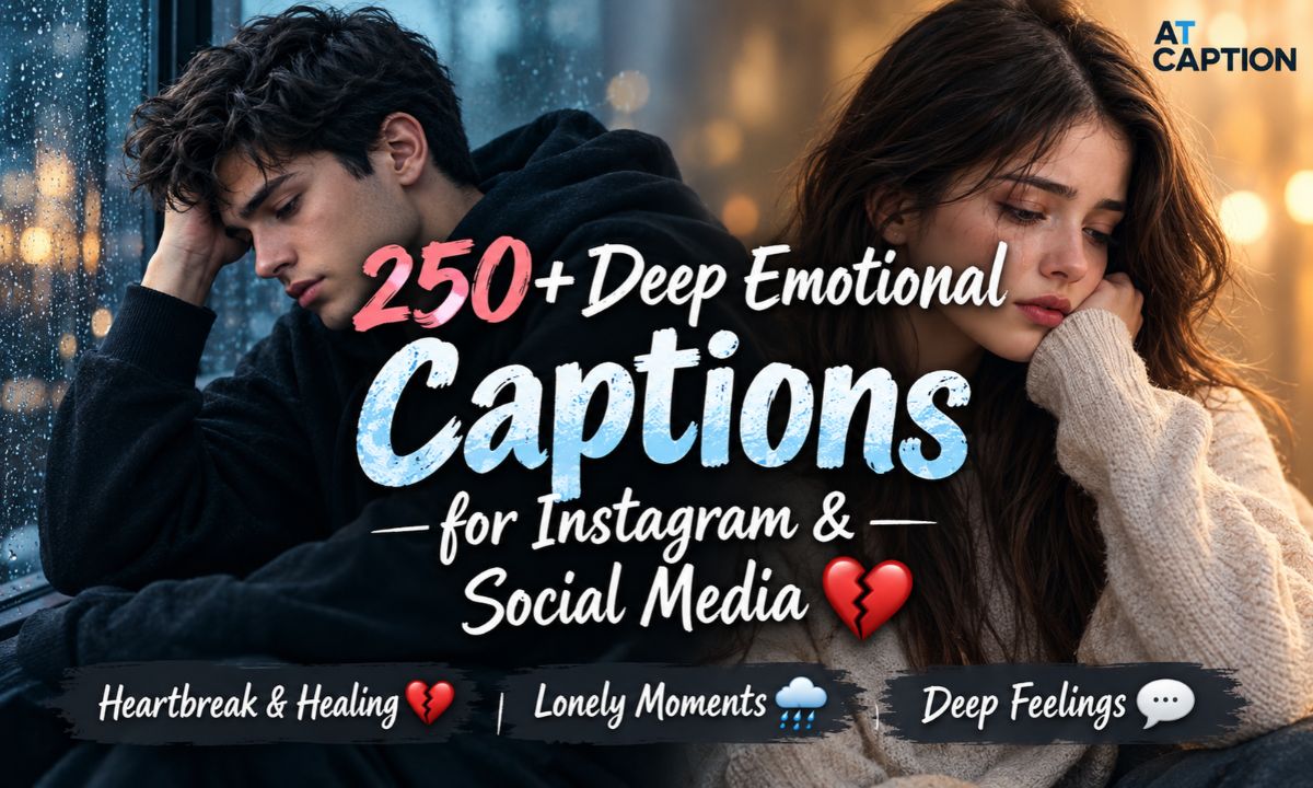 250+ Deep Emotional Captions for Instagram & Social Media__