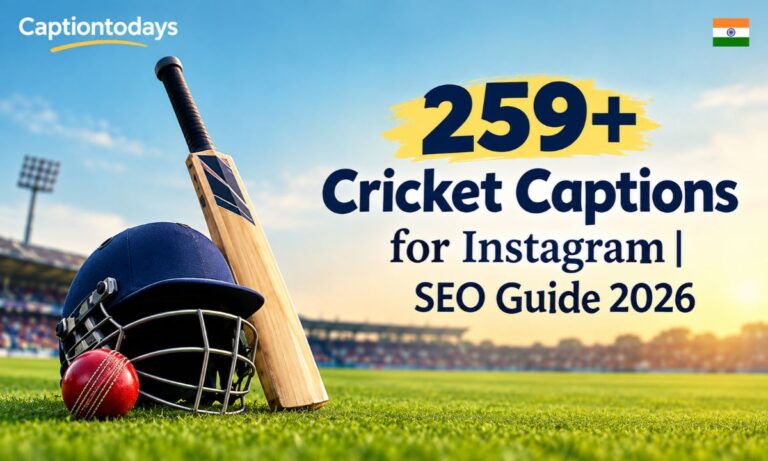 259+ Cricket Captions for Instagram _ SEO Guide 2026