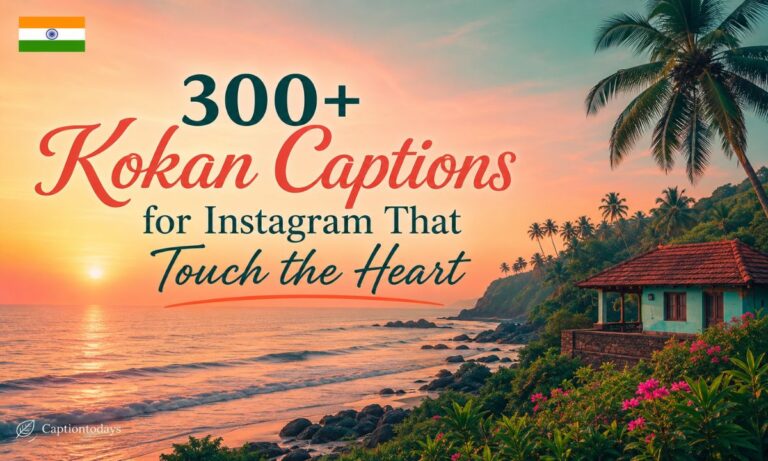 300+ Kokan Captions for Instagram That Touch the Heart
