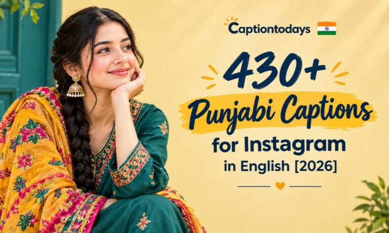 430+ Punjabi Captions for Instagram in English [2026]