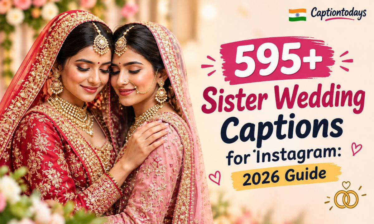 595+ Sister Wedding Captions for Instagram_ 2026 Guide