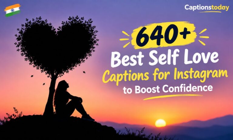 640+ Best Self Love Captions for Instagram to Boost Confidence