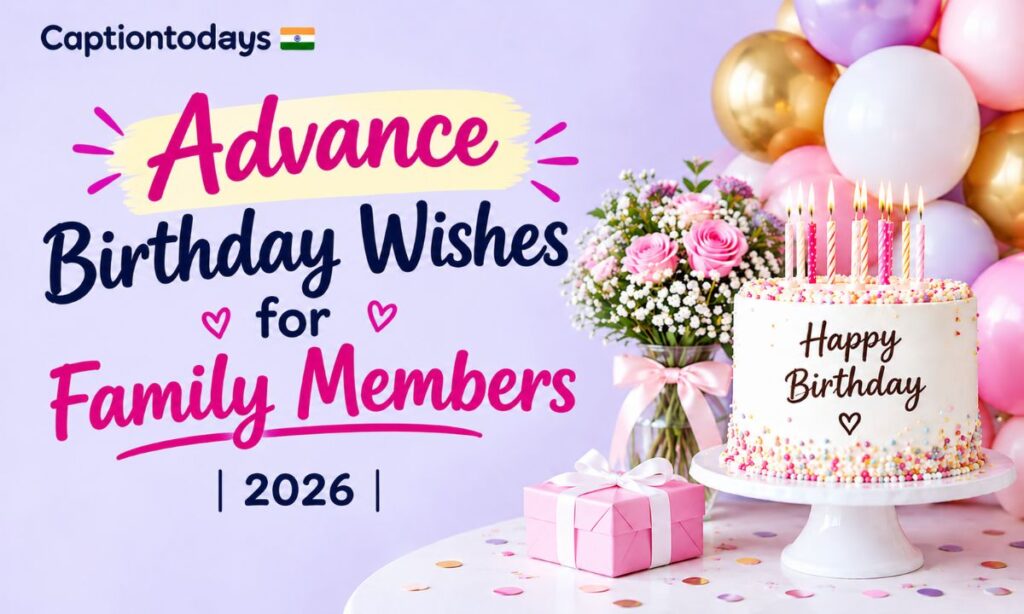 _Advance Birthday Wishes for Family Members
