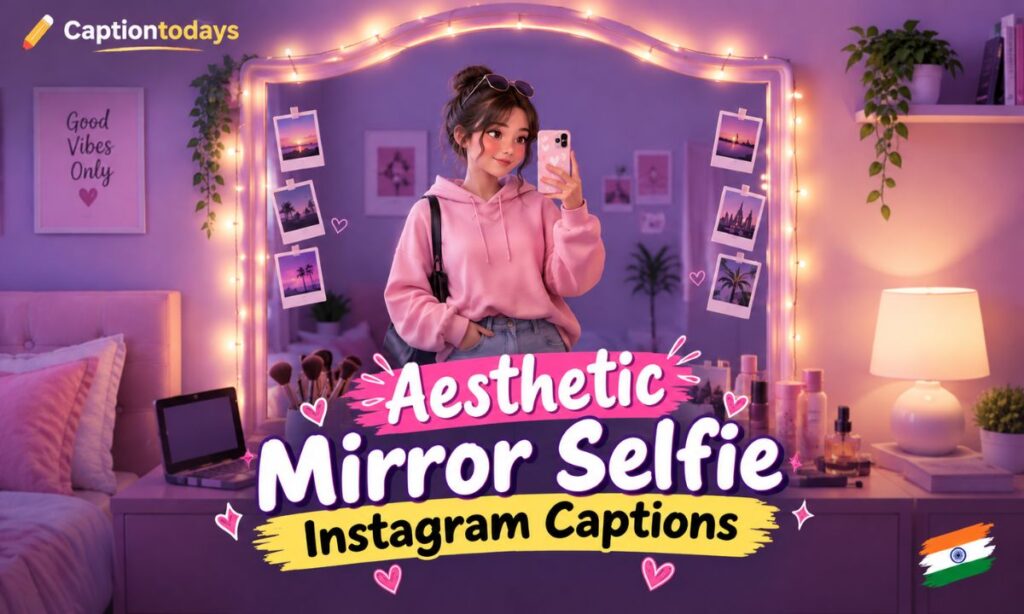 _Aesthetic Mirror Selfie Instagram Captions