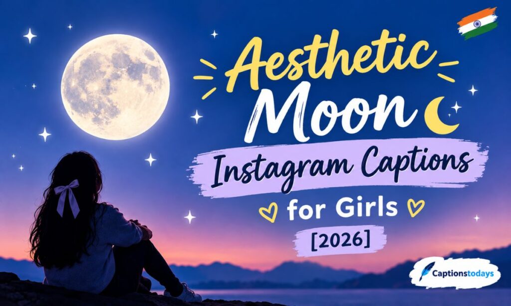 “ Aesthetic Moon Instagram Captions