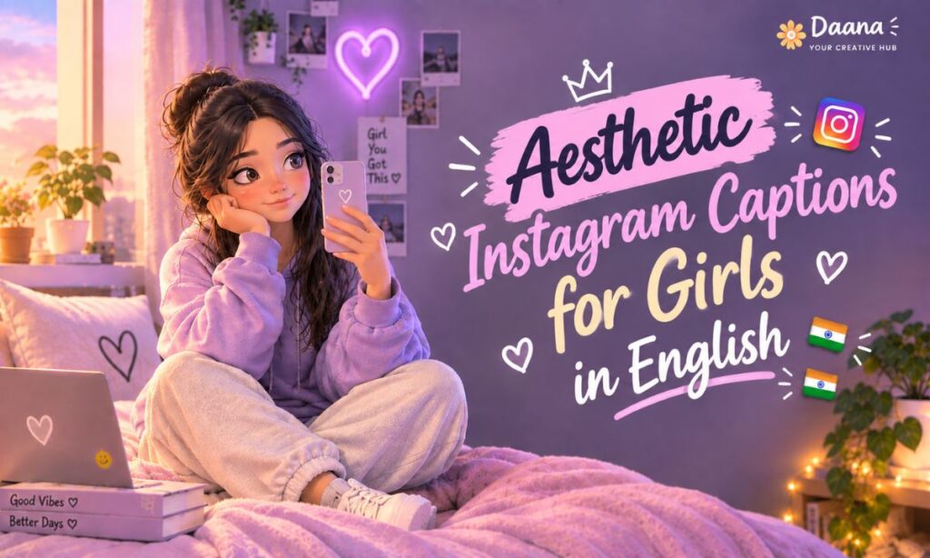 “ Aesthetic instagram captions for girls in english