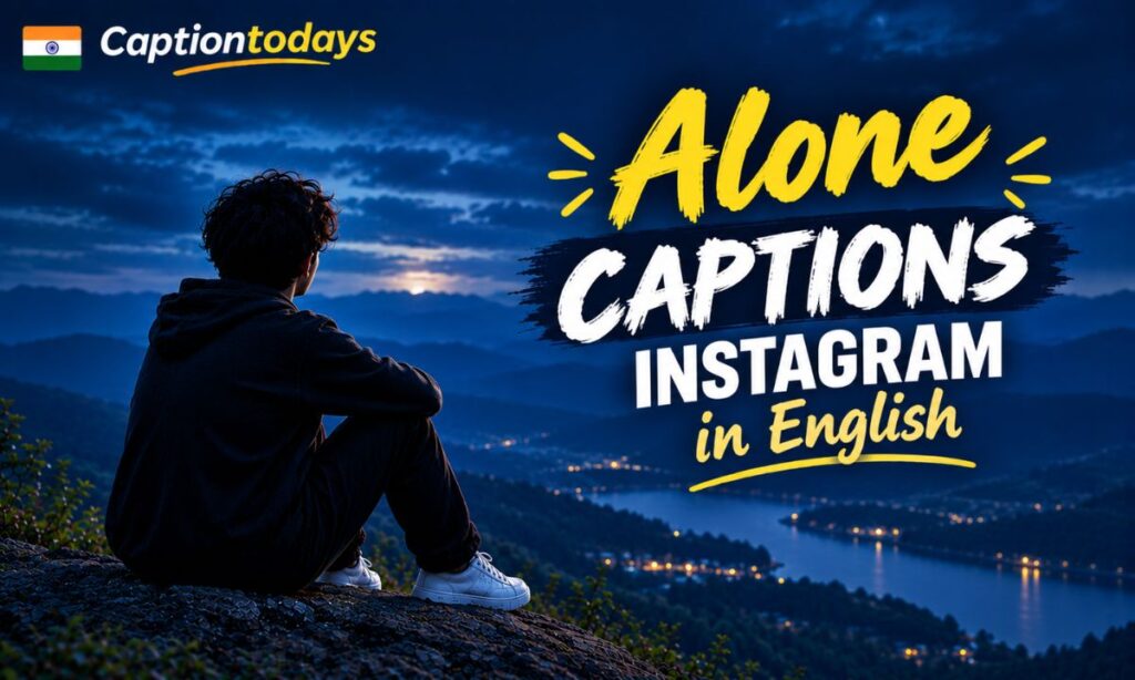 _ Alone captions instagram in english