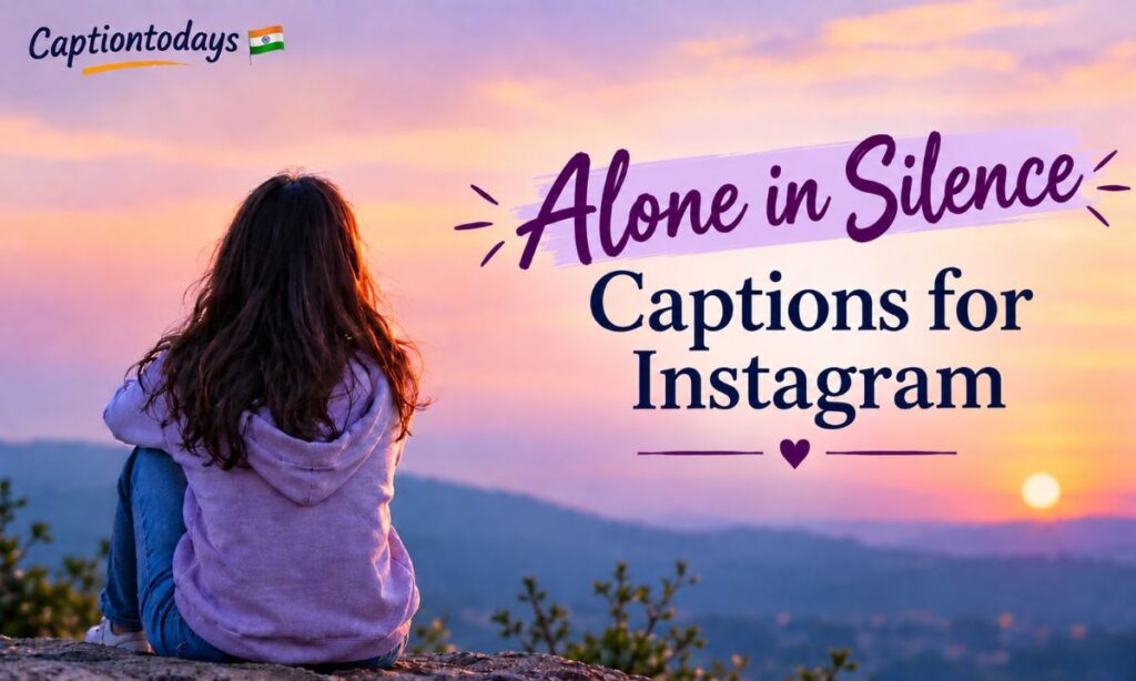 Alone in Silence Captions for Instagram