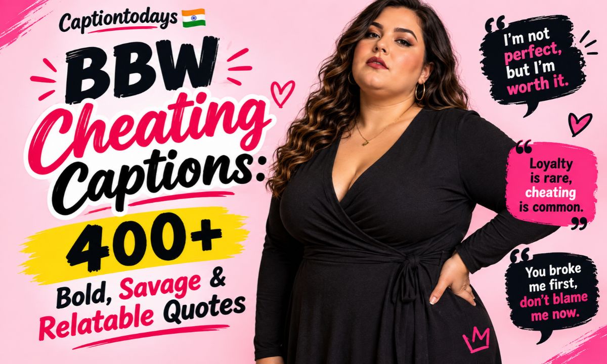 BBW Cheating Captions_ 400+ Bold, Savage & Relatable Quotes
