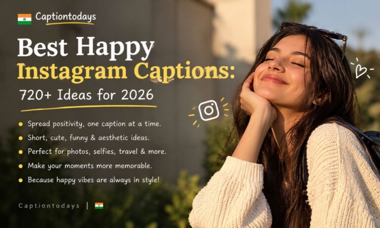 Best Happy Instagram Captions_ 720+ Ideas for 2026