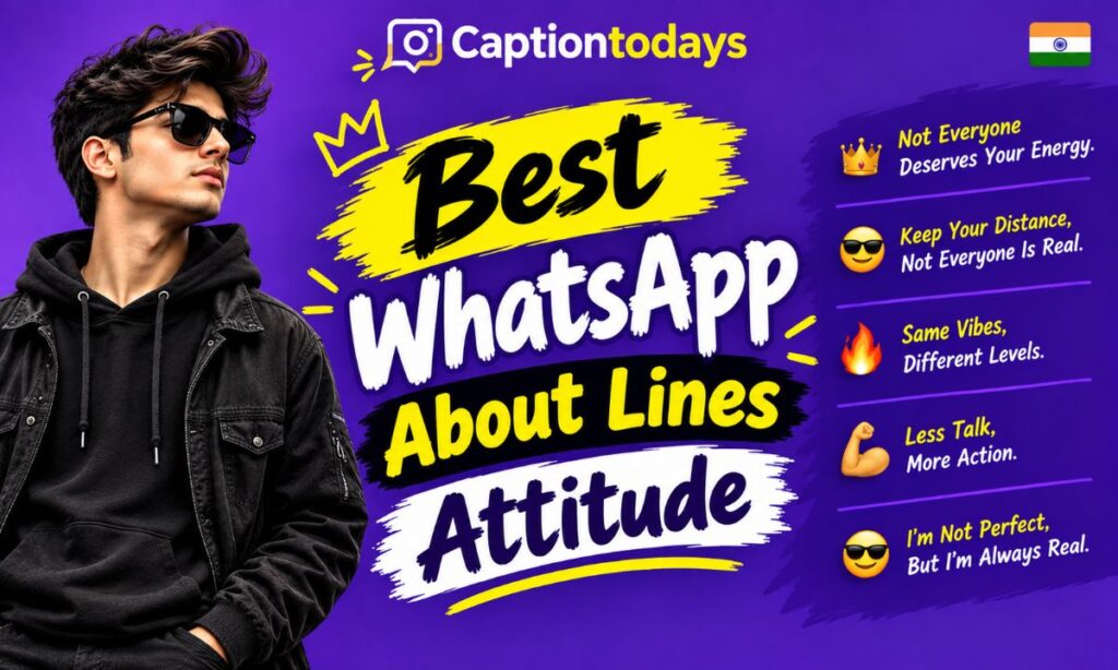 _Best WhatsApp About Lines Attitude