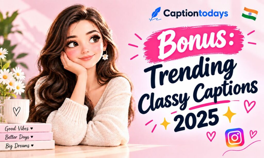 Bonus Trending Classy Captions 2025 ✨