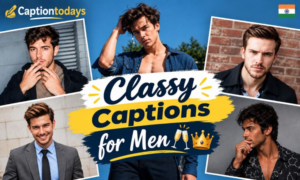 _ Classy Captions for Men 🥂👑