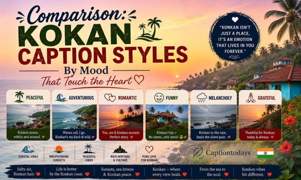 Comparison Kokan Caption Styles By Mood