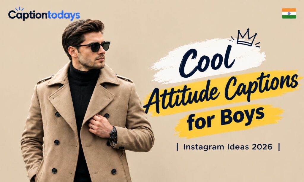 Cool Attitude Captions for Boys