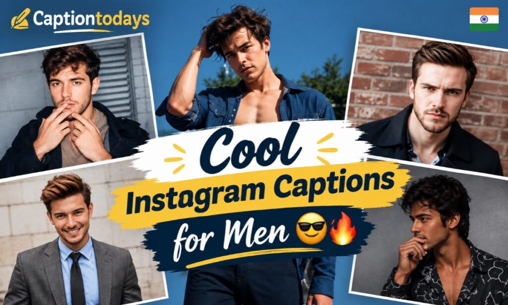 Cool Instagram Captions for Men 😎🔥