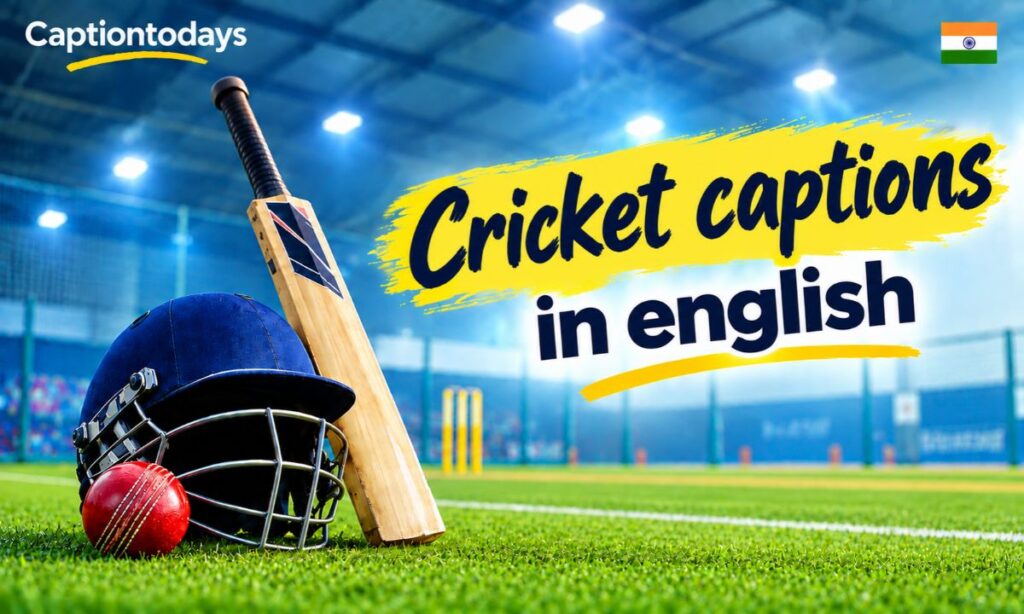 Cricket captions in english