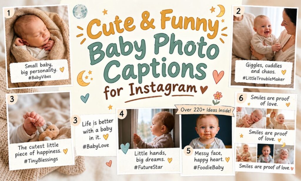 Cute & Funny Baby Photo Captions