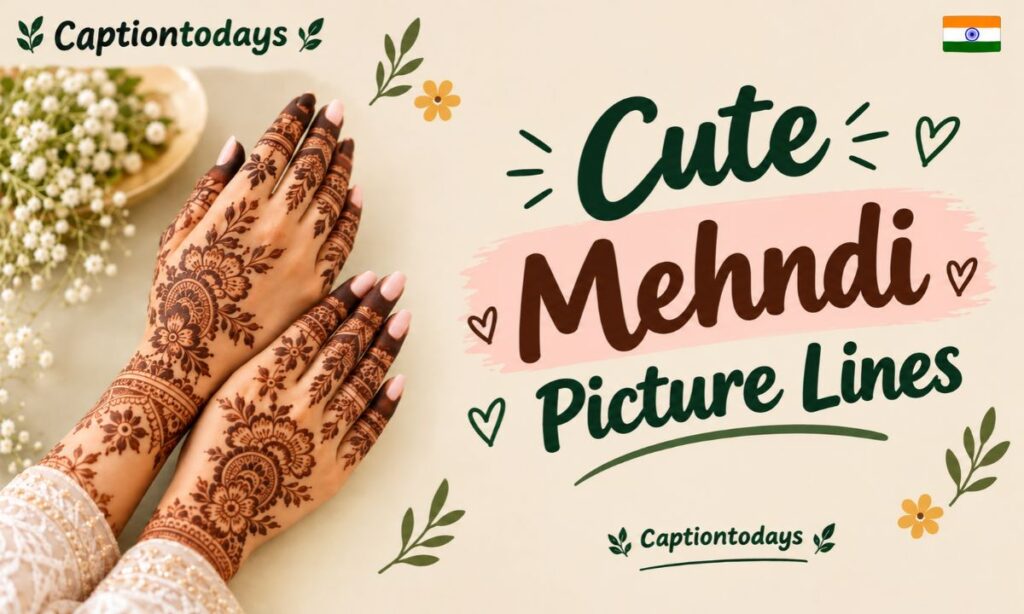 Cute Mehndi Picture Lines