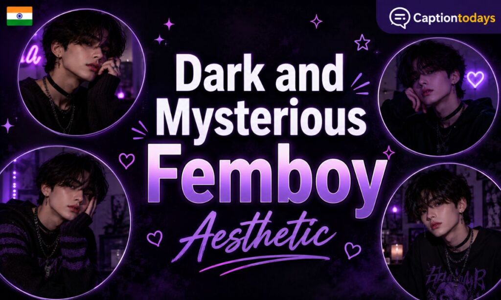 Dark and Mysterious Femboy Aesthetic