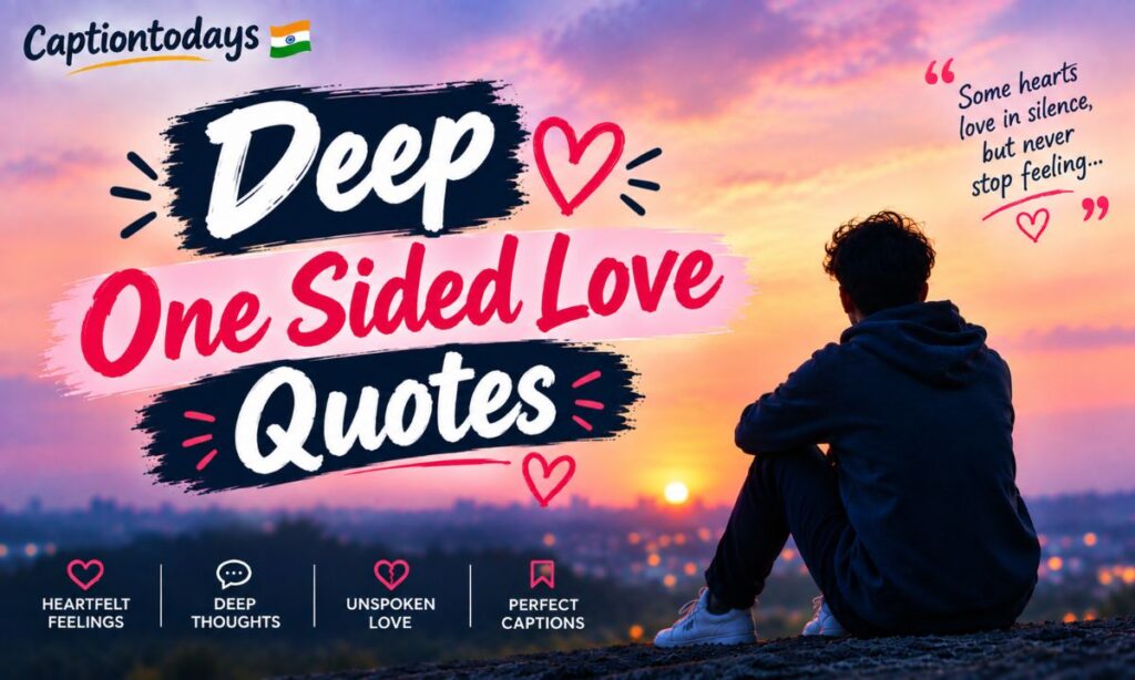 Deep One Sided Love Quotes