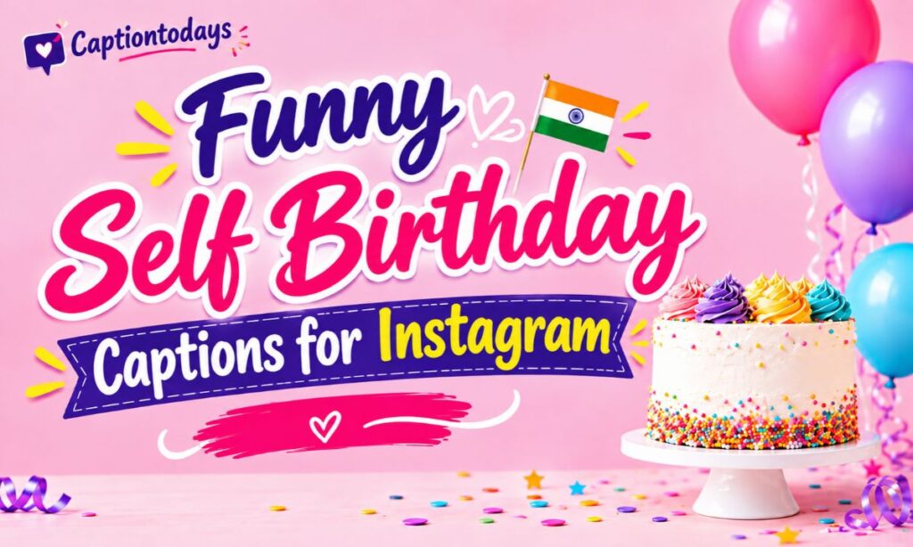 Funny Self Birthday Captions for Instagram