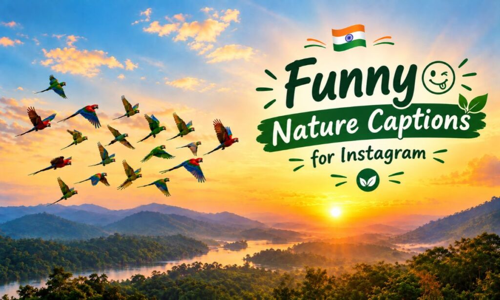 Funny nature captions for instagram
