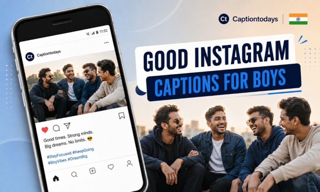 Good Instagram Captions for Boys