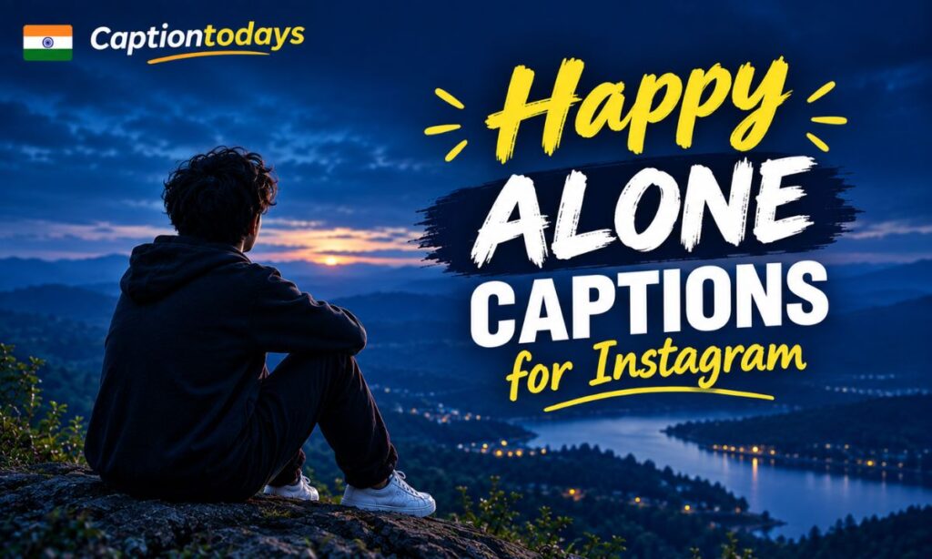 _Happy Alone Captions for Instagram