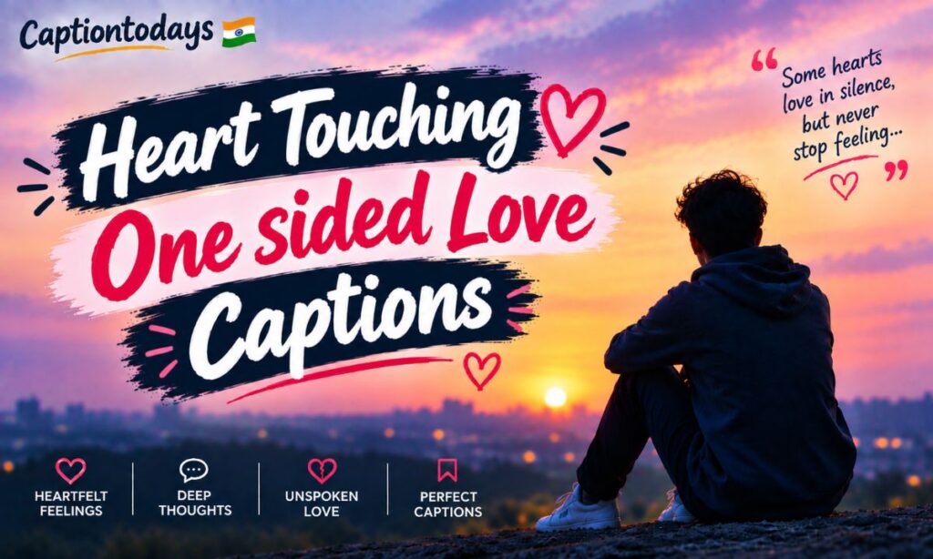 Heart Touching One sided Love Captions