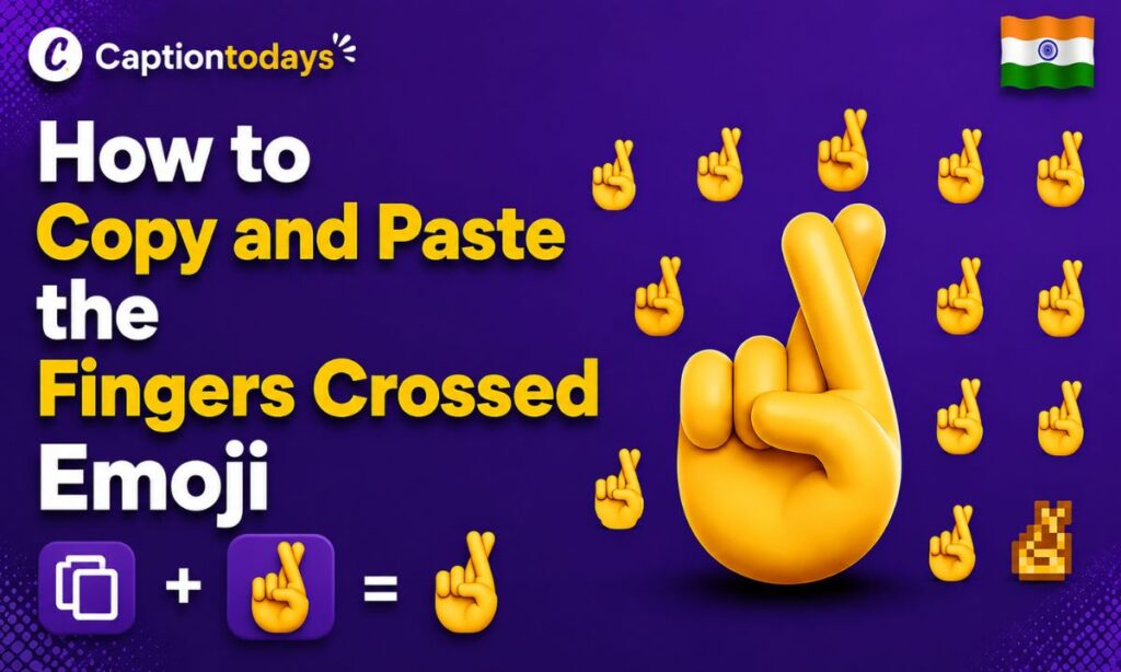 How to Copy and Paste the Fingers Crossed Emoji