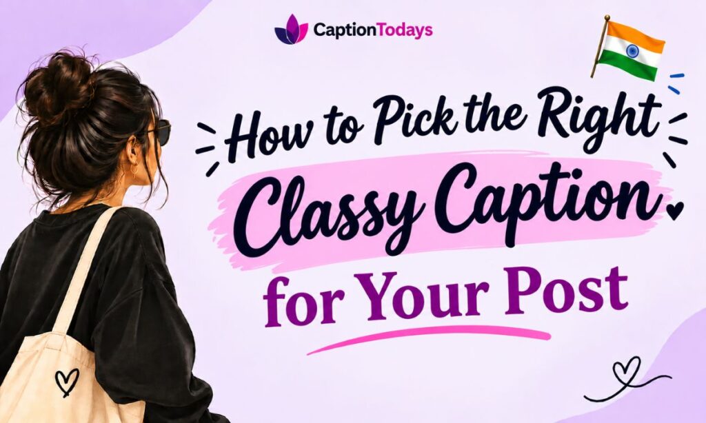 How to Pick the Right Classy Caption for Your Post
