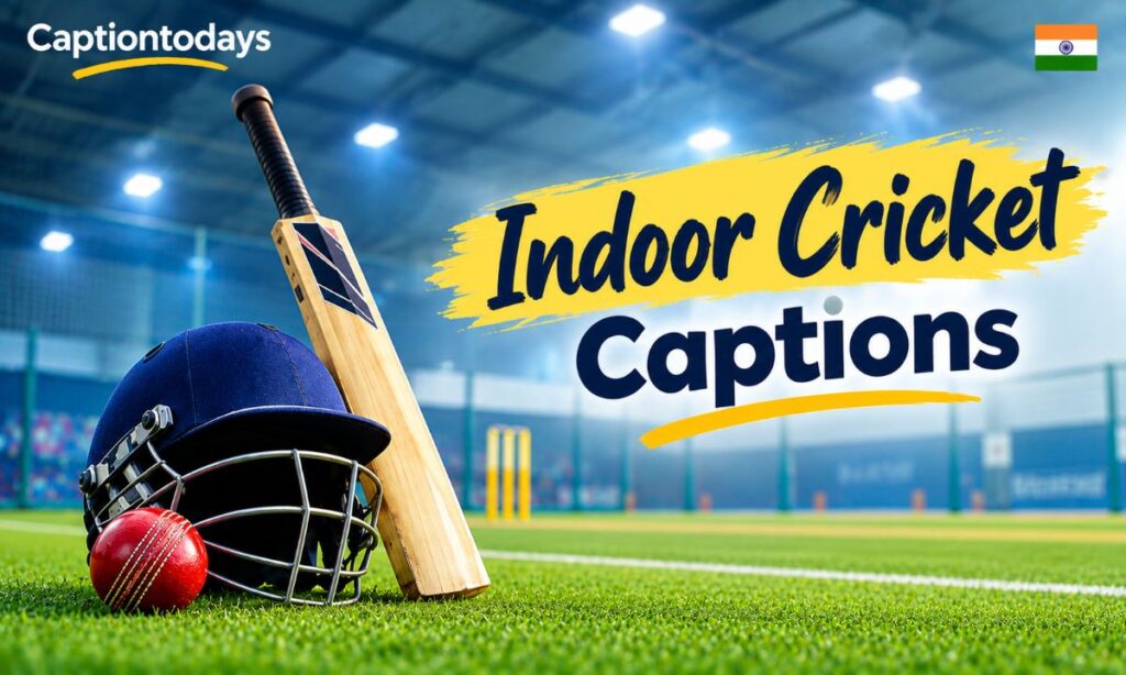 _Indoor Cricket Captions