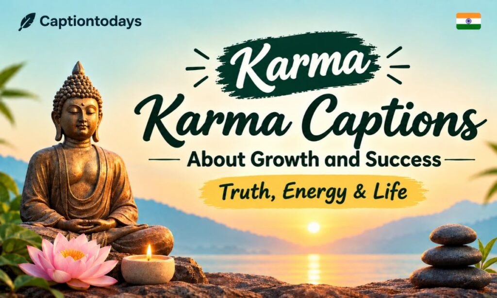 Karma Captions About Growth and Success