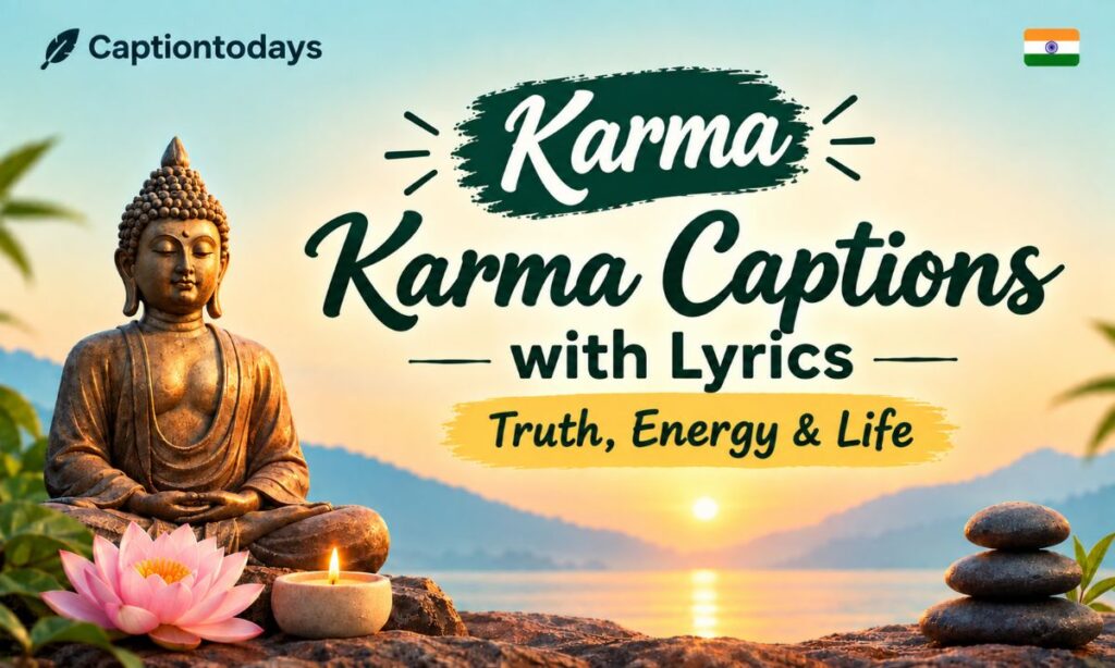 Karma Captions with Lyrics