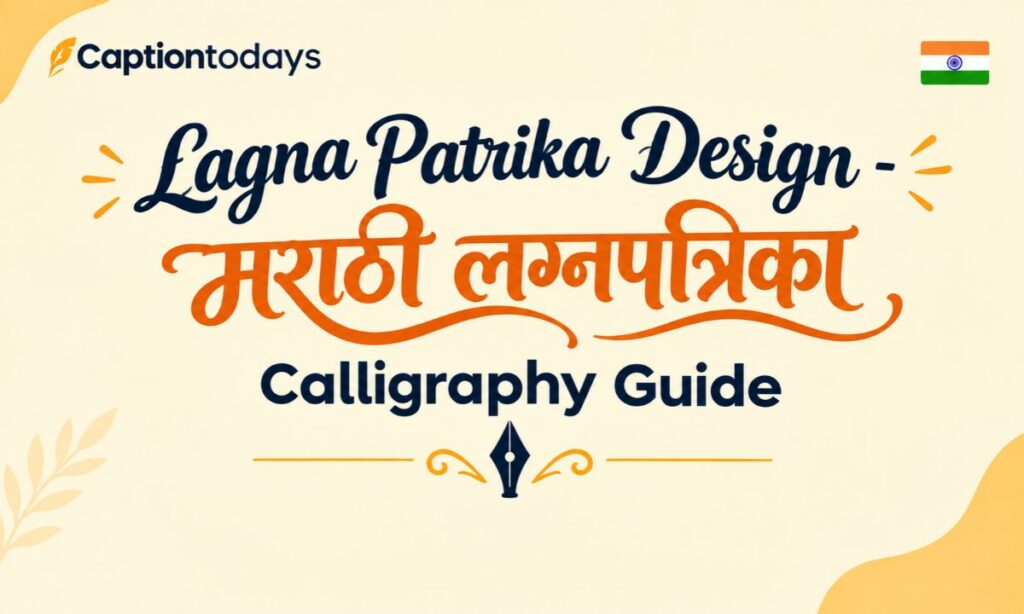 Lagna Patrika Design - मराठी लग्नपत्रिका Calligraphy Guide