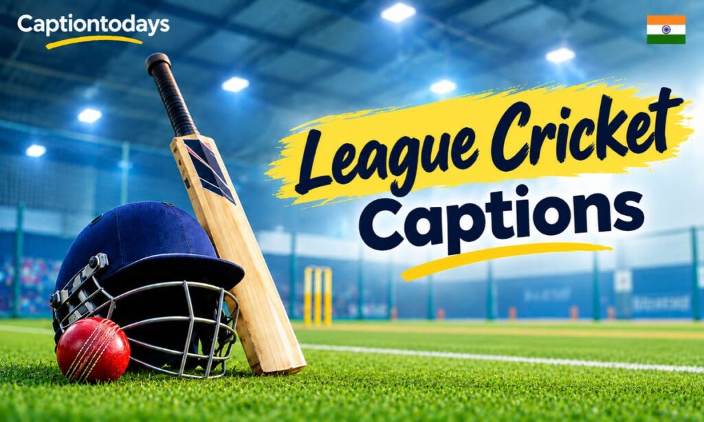_League Cricket Captions