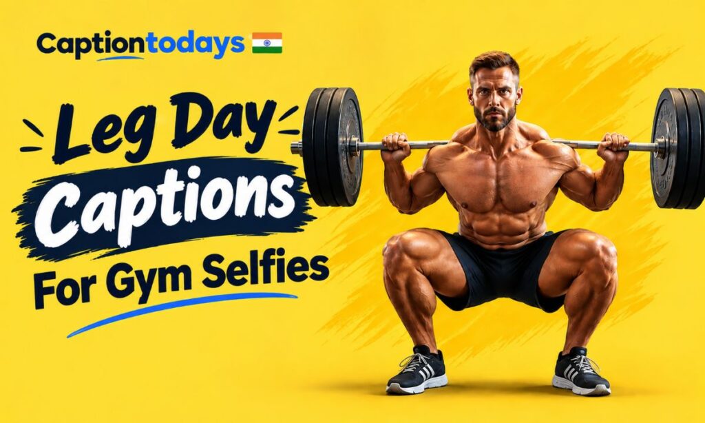 Leg Day Captions For Gym Selfies
