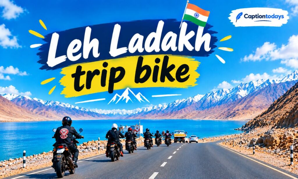 Leh Ladakh trip bike