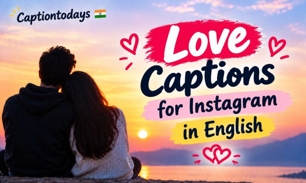 Love captions for instagram in english