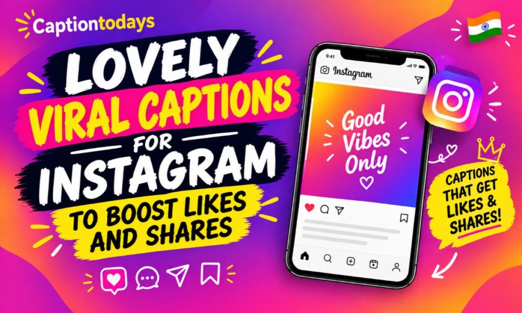 Lovely Viral Captions for Instagram to Boost Likes and Shares
