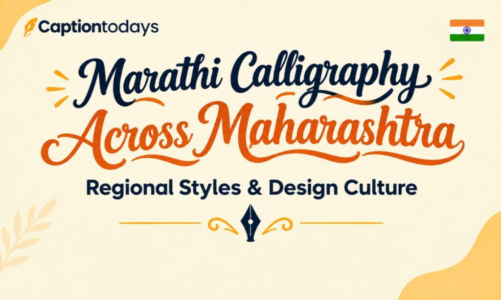 Marathi Calligraphy Across Maharashtra - Regional Styles & Design Culture