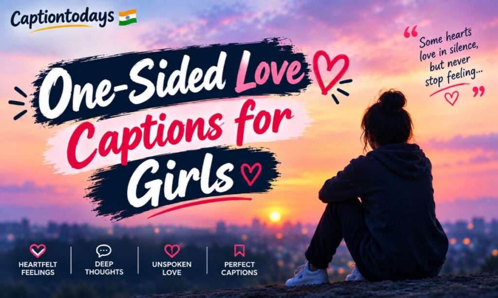One-Sided Love Captions for Girls 