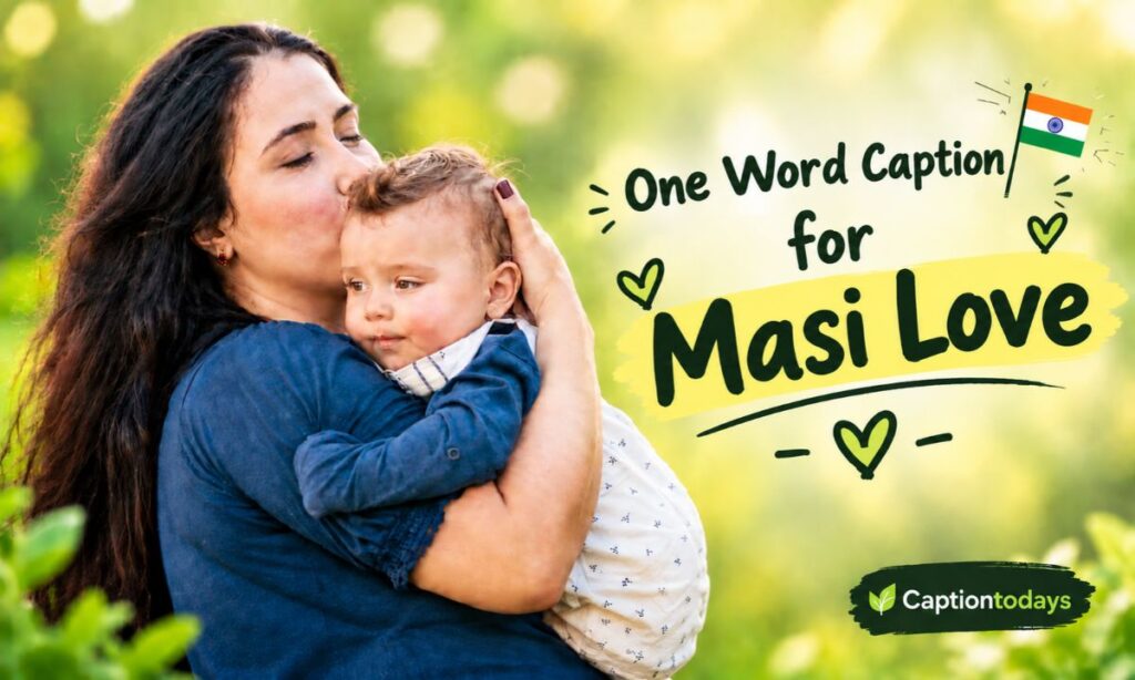 One word caption for Masi love