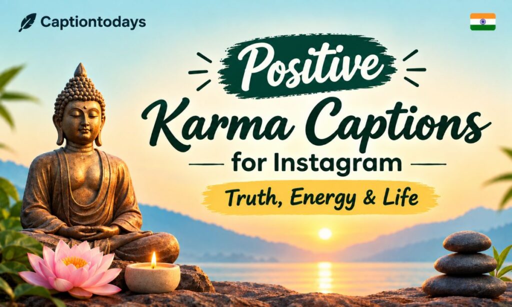 Positive Karma Captions for Instagram